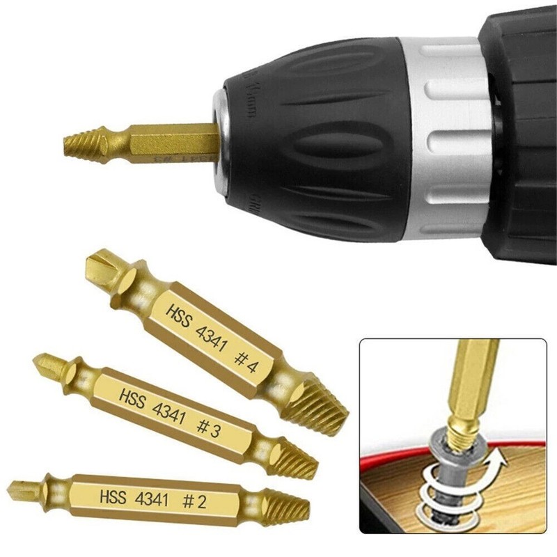 12PCS Damaged Screw Extractor Bits Broken Screws Bolt Stripped Remover Tool Kit gallery