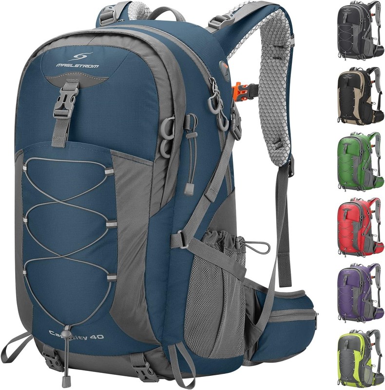Hiking Backpack ,Camping Backpack,40L Waterproof Hiking Daypack with Ra