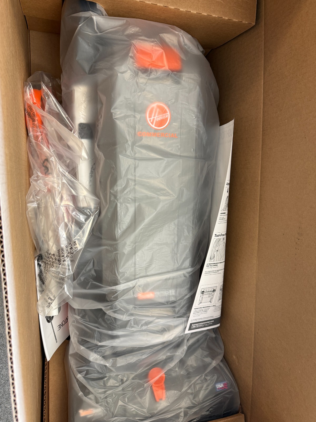 Hoover CH54113 Upright Vacuum Cleaner - Gray/Orange gallery
