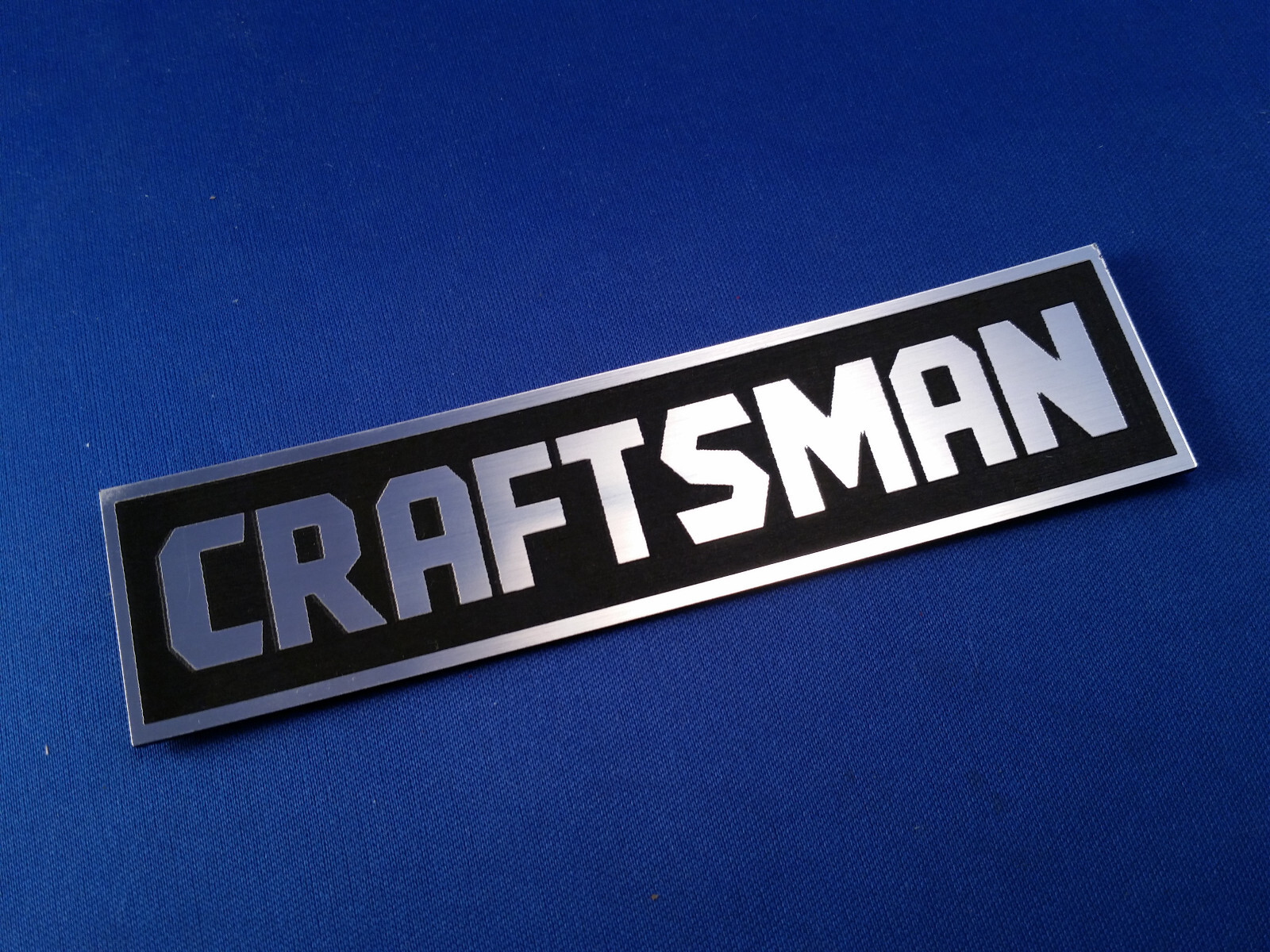 Handmade Laser-etched Toolbox Emblem - Craftsman gallery