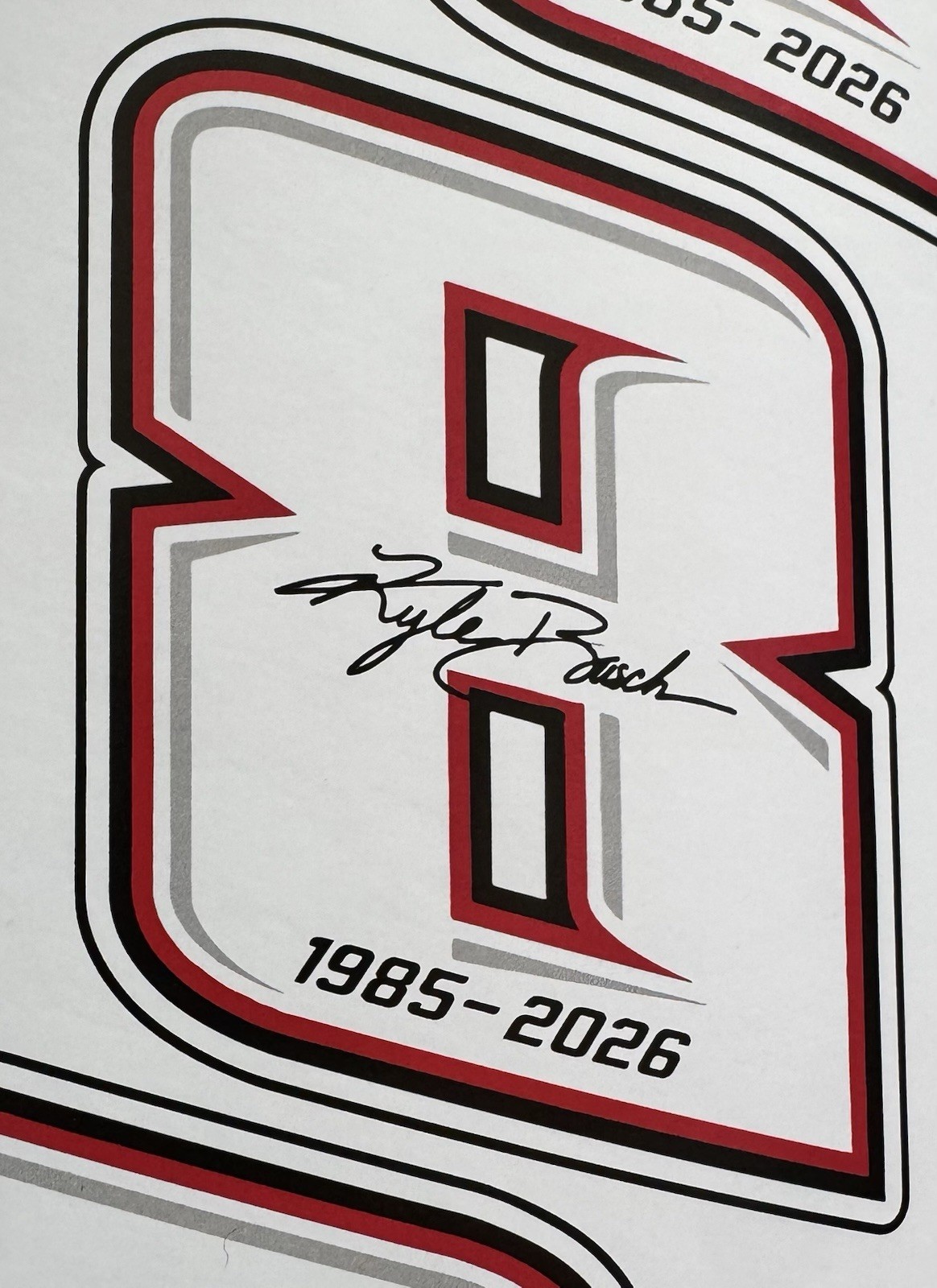 Kyle Busch Number 8 Logo Commemorative Tribute Vinyl Sticker/Decal NASCAR 11 gallery