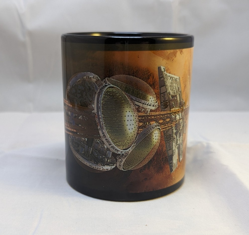 Valley Forge Space Freighter 313 Silent Running illustration wrap around mug
