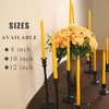 24 Pack Beeswax Taper Candles in Bulk 8 inch Tall - All Natural, 100% Pure Un... gallery