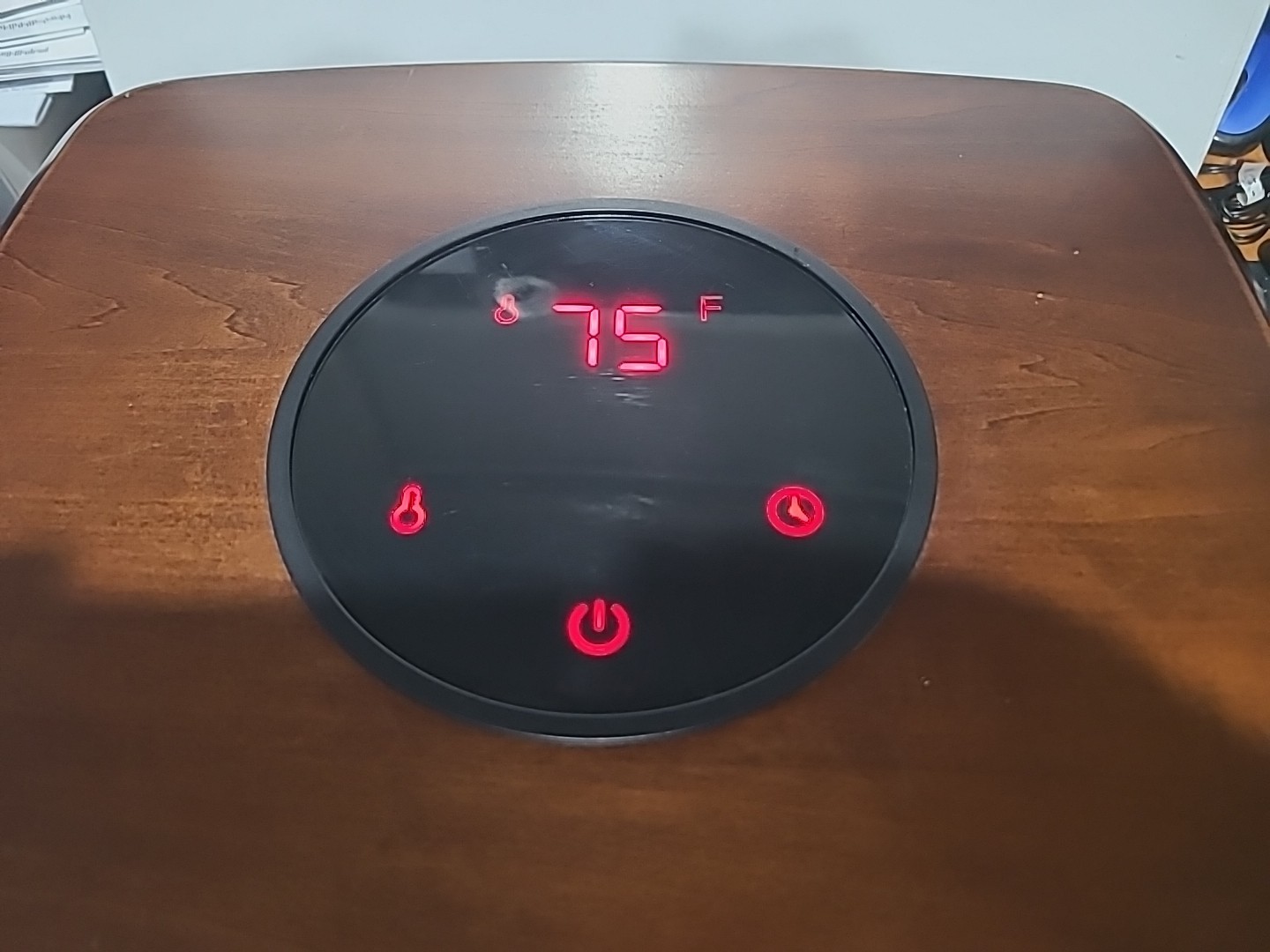 Infrared Electric Space Heater Greentouch Walnut Finish Model 1224HI-13-243 gallery