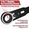 4in1 Reversible Ratcheting Box Wrench 16mm 17mm 18mm 19mm 72Tooth CRV gallery