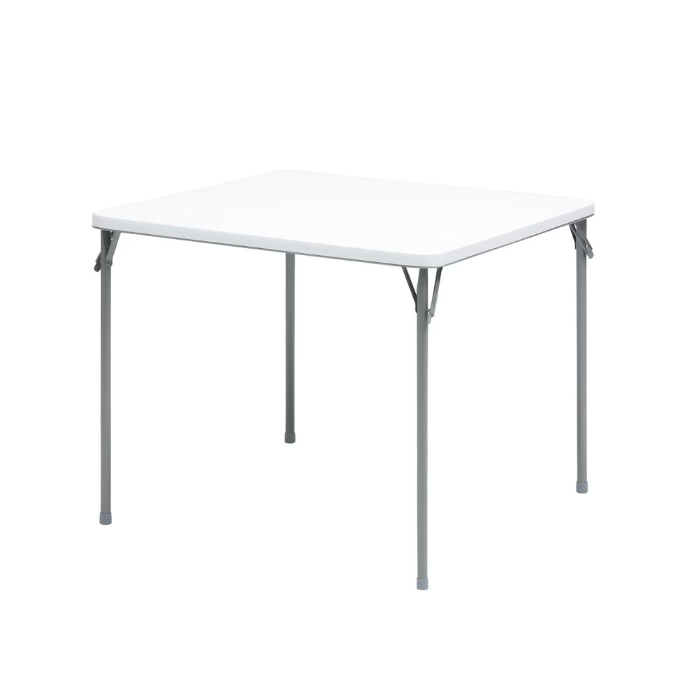 3ft Portable Plastic Folding Table Square Card Table Indoor Outdoor Dining Party