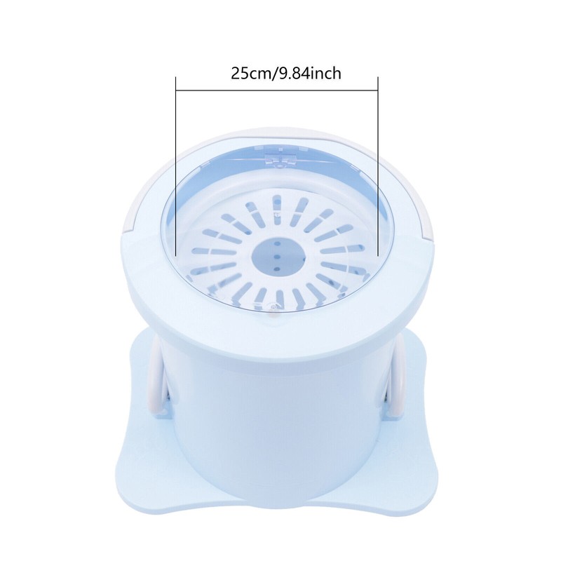 Mini Dryer Portable Compact Clothes Spin Dryer Manual Home Laundry Dryer Blue gallery