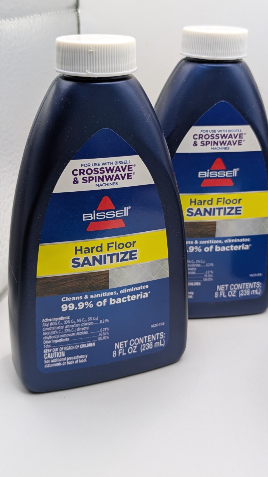 Bissel Liquid Hard Floor Cleaner & Sanitizer 4 Total 8 OZ Sealed gallery