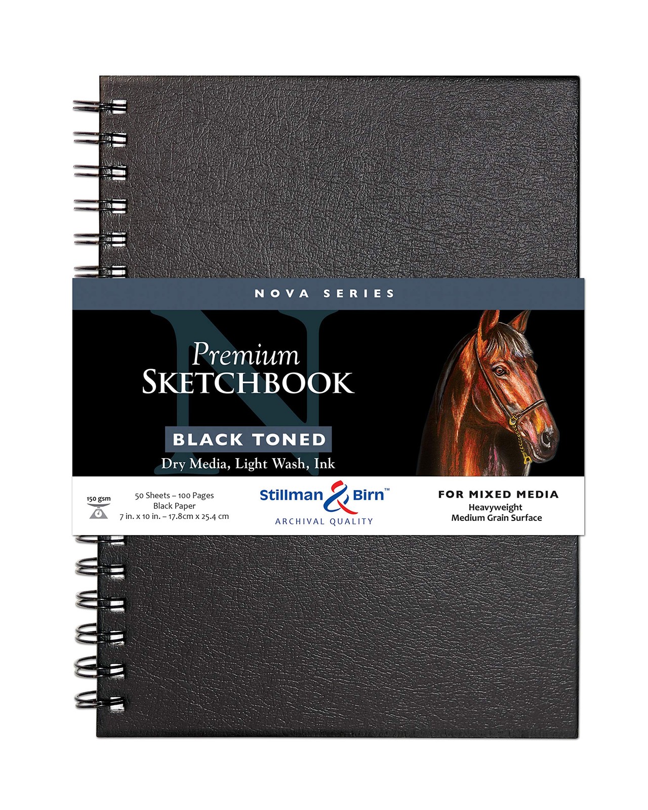 Stillman & Birn Nova Series - Wirebound Sketchbook - Portrait 7 x 10 - 150gsm gallery