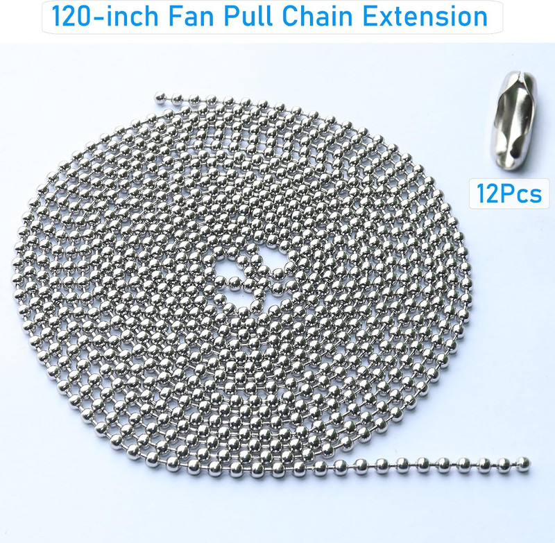 120-inch Ceiling Fan Pull Chain, Pull Chain Extension for Ceiling Fans and Light gallery
