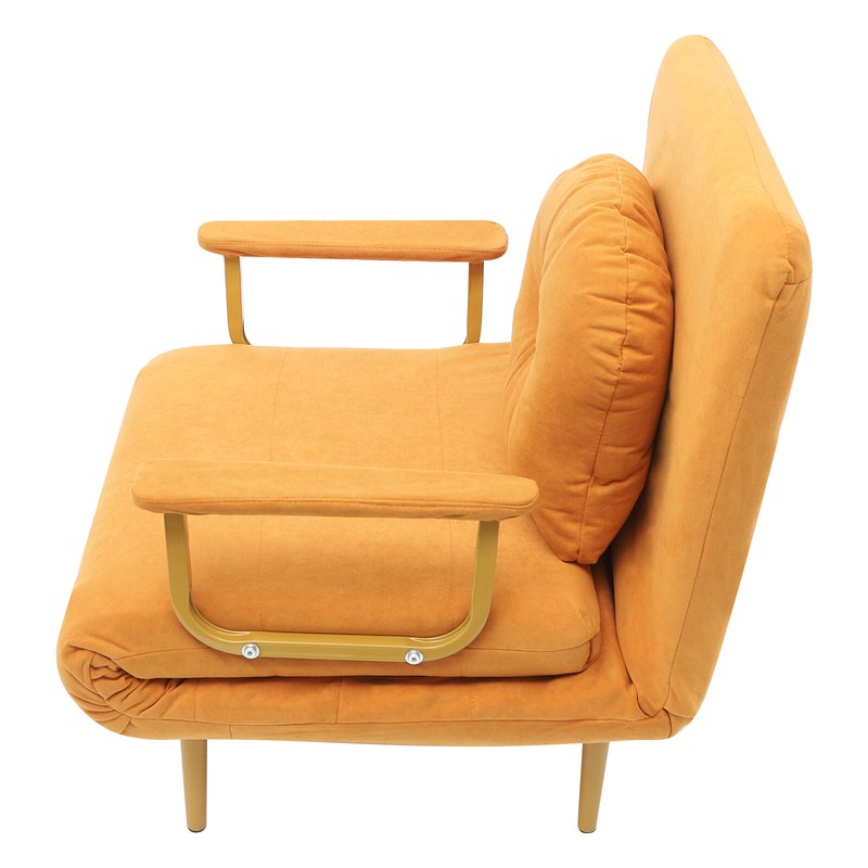 Convertible Sofa Bed Foldable Sofa Chair Bed Folding Sofa Bed Orange Living room gallery