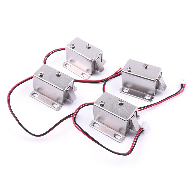 4/8/20x Access Control 12V Solenoid Lock – Electric Cabinet Door Lock for Fire D gallery