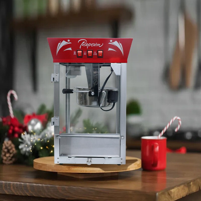 Commercial Popcorn Machine Maker Popper Countertop Large 12-Ounce Kettle 850W gallery