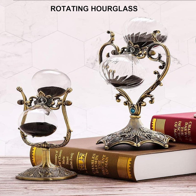 Rotating Sand Timer with Love Engraving, Perfect Gift for Special Occasions gallery