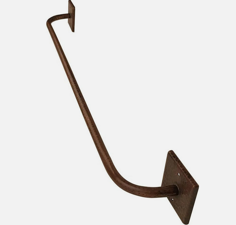 Premier Copper TR24DB 24-Inch Hand Hammered Copper Towel Bar, Oil Rubbed Bronze gallery