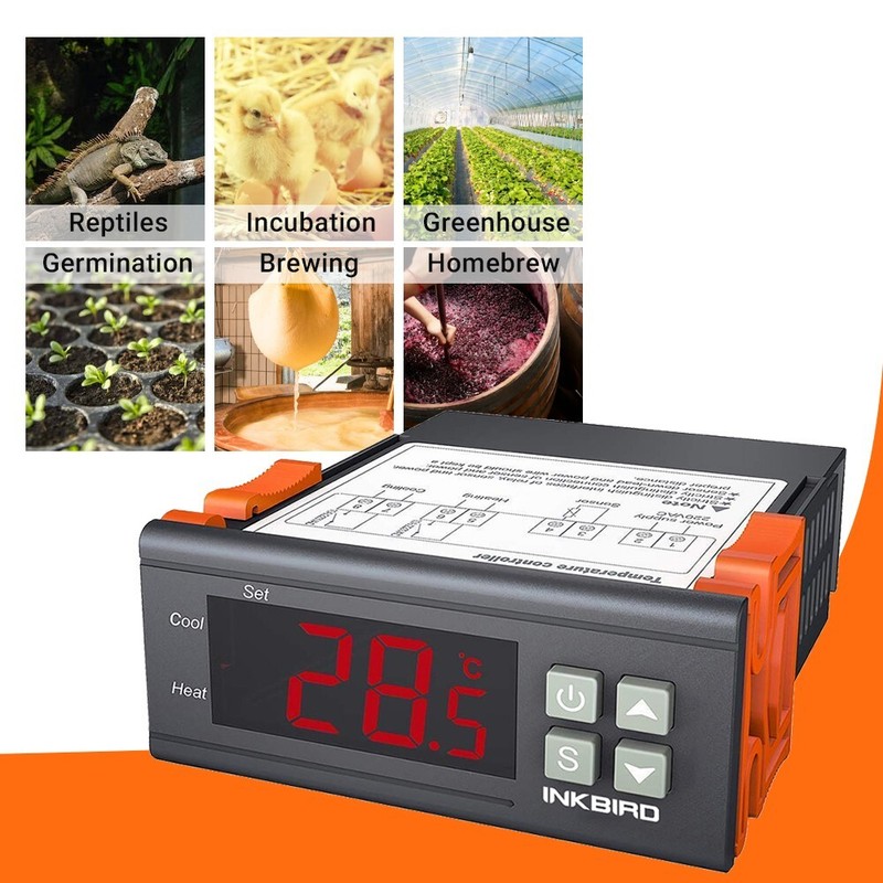 ITC-1000F 110V Digital Temperature Temp Controller Thermostat + NTC Sensor Probe gallery