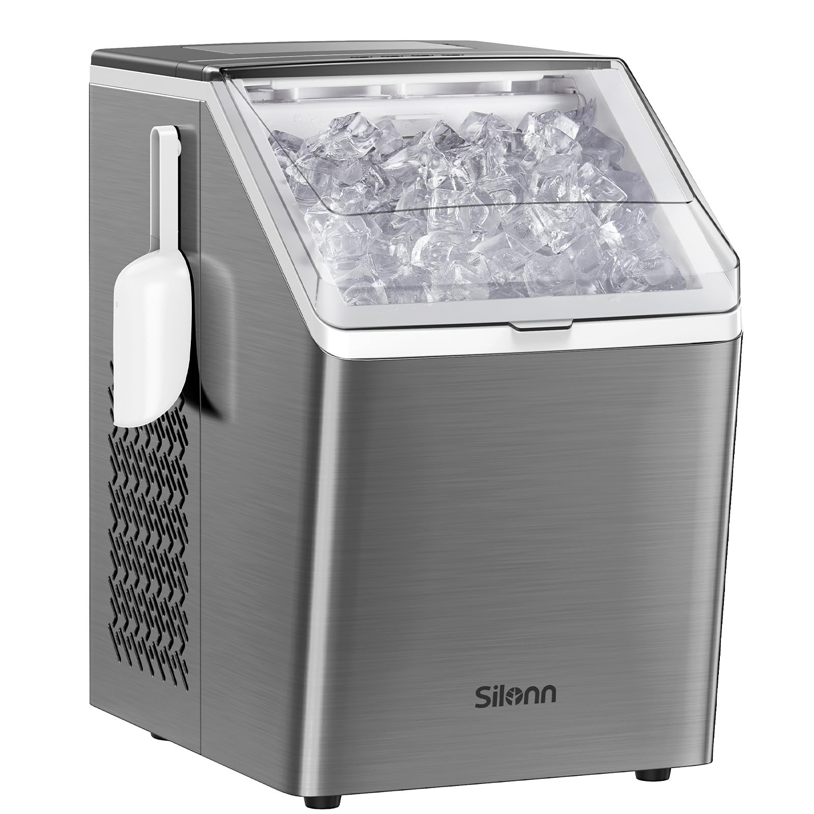 Silonn Ice Makers Countertop, 44lbs Per Day, 2 Ways to Add Water, Auto SelfCl... gallery