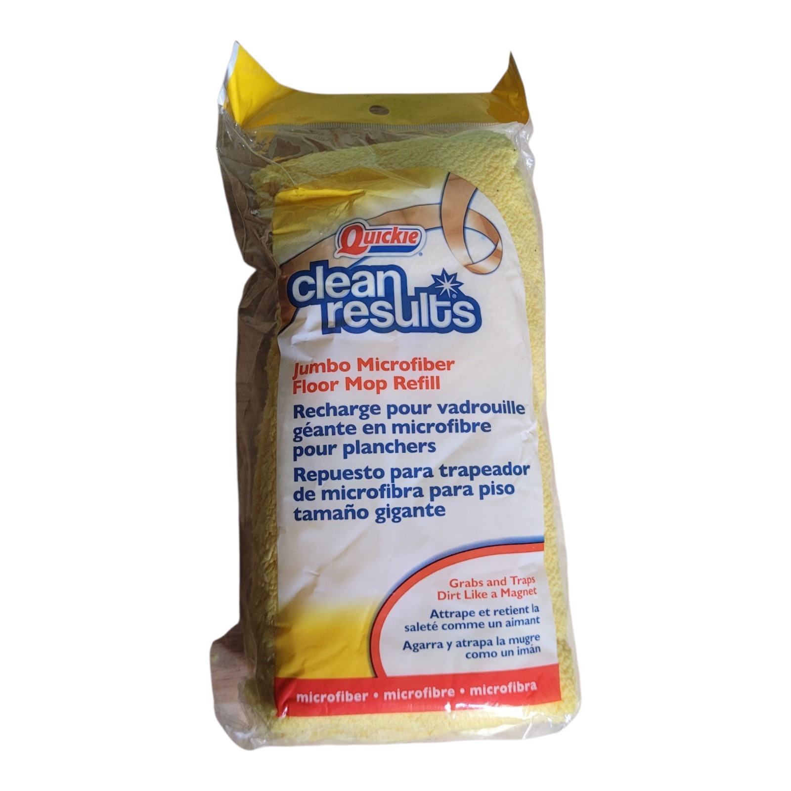 Quickie Clean Results Jumbo Microfiber Floor Mop Refill #0074MCR gallery