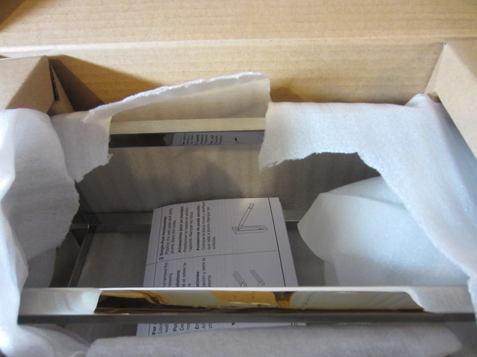 Kohler 10" Draft Bar Frame Vibrant Polished Nickel-#27353- Open Box (469EF) gallery