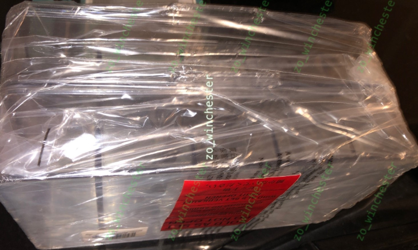 SEALED mDesign Clear Plastic Hinged 5-Part Organizer NWT new Container gallery