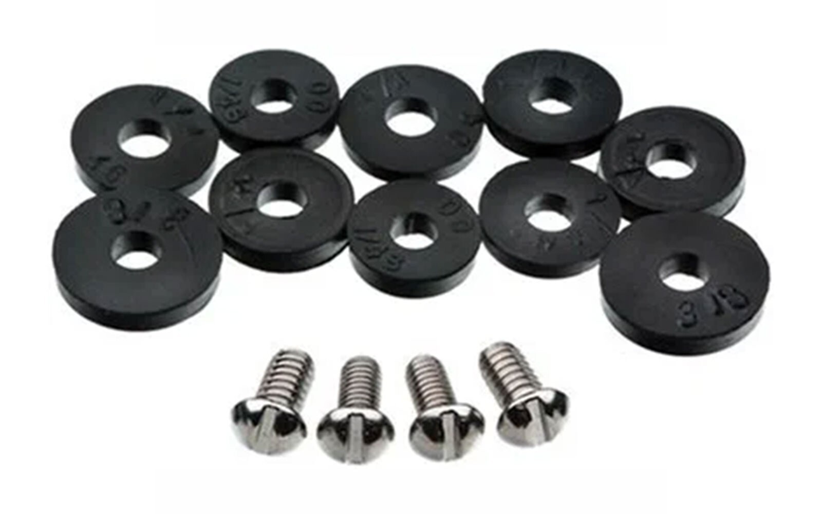 Flat Washer Assortment, for Use with Quick-Opening Style Faucets, Black, 80790 gallery