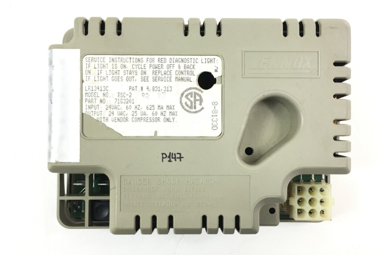 LENNOX 71G3201 Control Circuit Board TSC-2 (housing cracked) used #P147 gallery