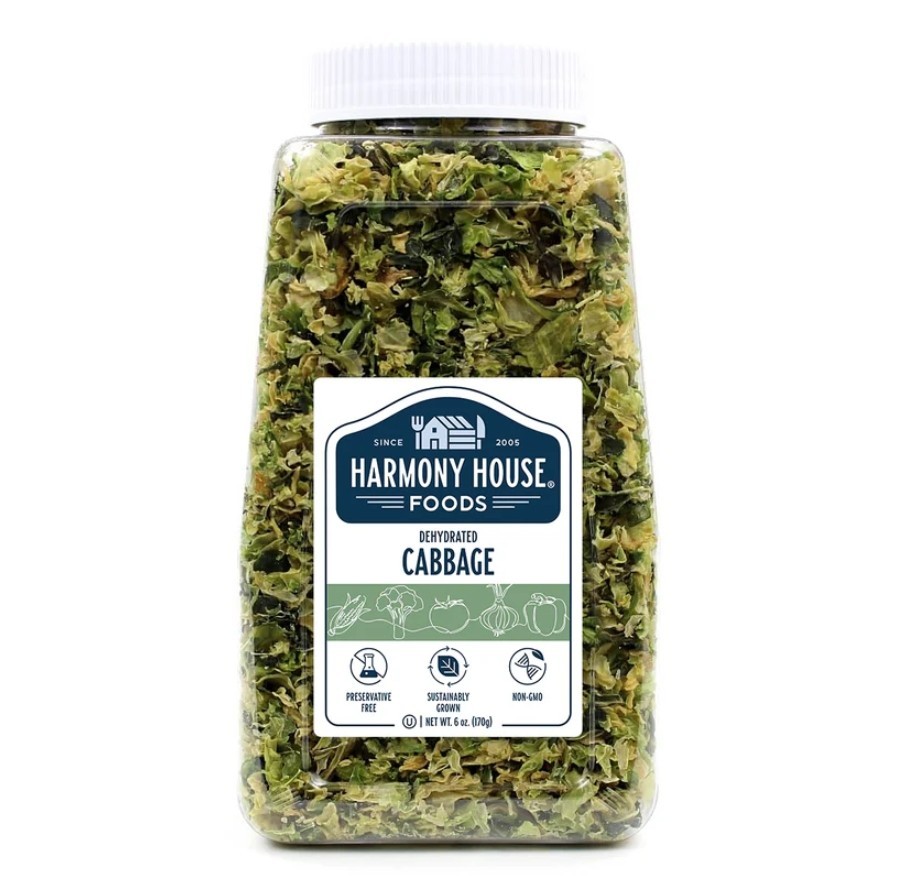Dried Cabbage-Our ZIP POUCH contains a FULL CUP of garden fresh Cabbage! gallery