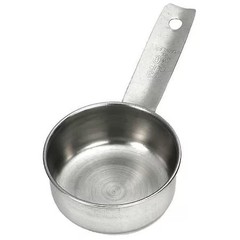 Tablecraft 724B Measuring Cup, 1/3 Cup, Stainless Steel