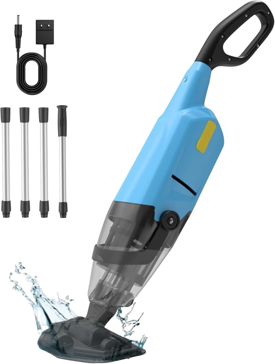 Cordless Pool Vacuum for Above Ground Pool Handheld Pool Cleaner Rechargeable gallery