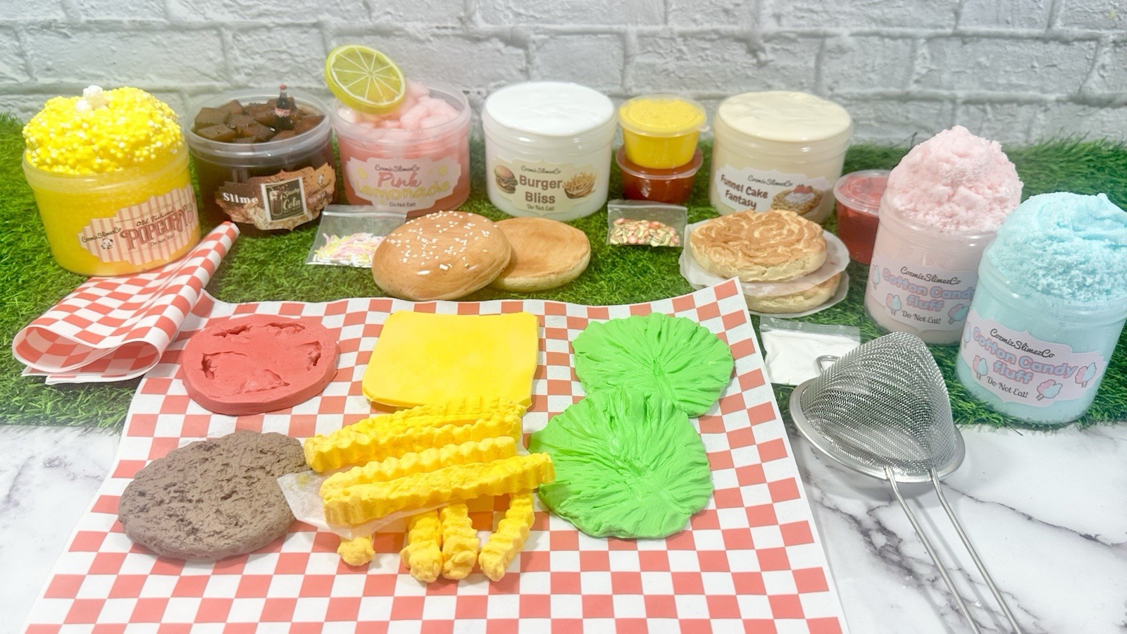 NEW! That's My Cheat Day! Summer Slime Bundle, Multi-Texture Set | 60 + oz ASMR gallery