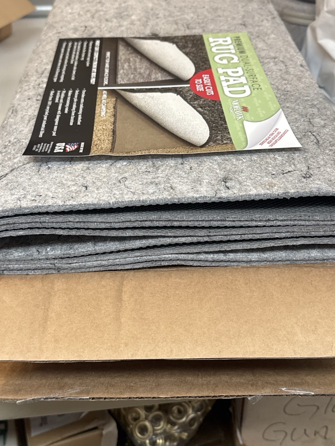 Mohawk Home Premium Dual Surface Rug Pad 2’ x 8’ Non Slip Felt Gray gallery