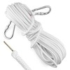 Wire Center Flag Pole Rope 5/16 Inch 65 Feet with 2 Pieces Stainless Steel Snap gallery