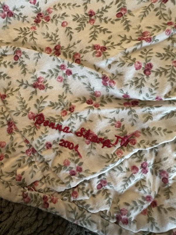 Donna Sharp Hand Quilted Country Patchwork Pillow Shams Set of 3 Standard 20X26 gallery
