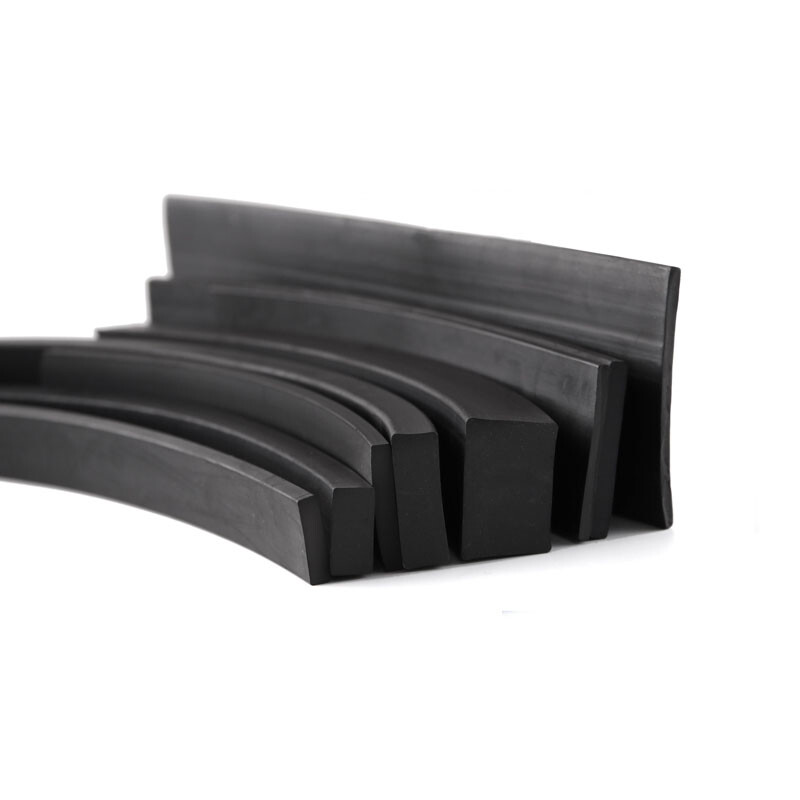 Solid Nitrile Rubber Strip NBR Black Anti Oil Seal Gasket C/S 8x8mm ~ 20x40mm gallery