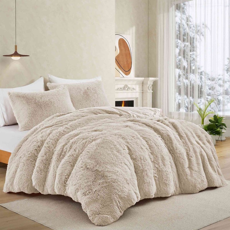 3PCS Winter Extra Warm Comforter Sets Antistatic, Cozy Pile Shaggy Plush Blanket gallery