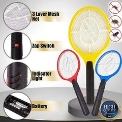 Bug Zapper Racket Fly Swatter Mosquito Bat Wasp Electric Insect Pest Killer Trap