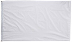3×5 Solid Plain White Printed Nylon Flag 3’x5′ Advertising Banner grommets