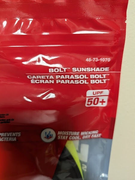 Milwaukee BOLT Yellow High Visibility Mesh Sunshade with 50+UPF UV P 48-73-1070 gallery