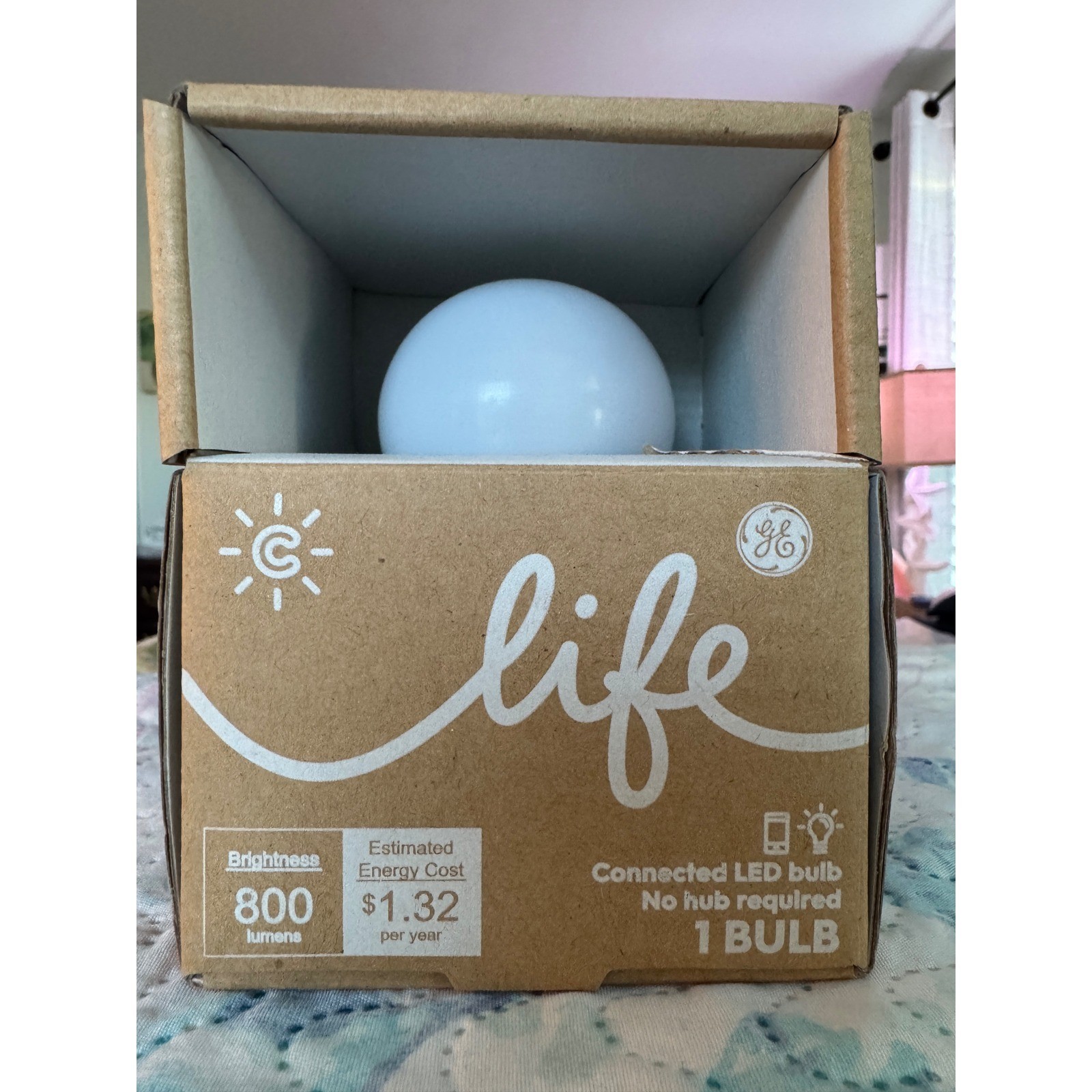 GE C Life Connected LED Light Bulb 800 Lumens Smart Home No Hub Required gallery