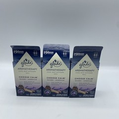 3 Pack Glade Cool Mist Diffuser Oil Refill Choose Calm Lavender+Sandalwood 0.56
