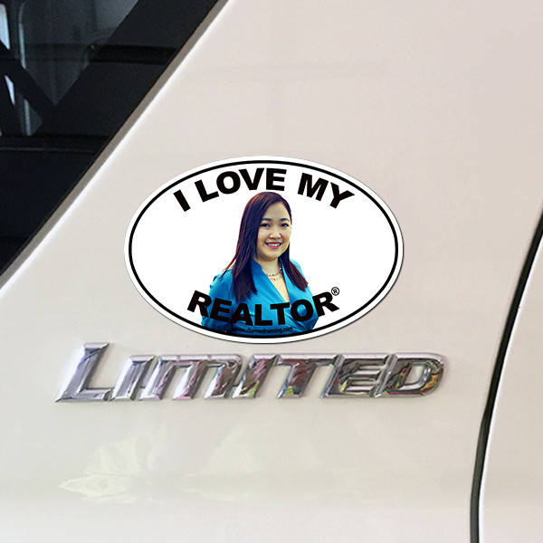 CUSTOM design Logo or I can create 4" x 6" Oval Fridge Refrigerator Car Magnet gallery