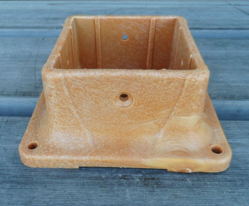 PEAK 4082 Plastic Post Anchor 4" x 4" - Redwood gallery