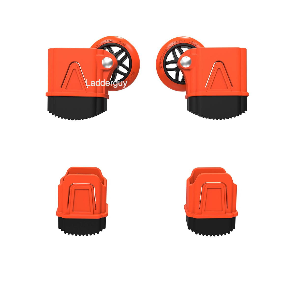 Wheel/foot kit for Little Giant Leveler Ladder with Ratchet Levelers feet 31814 gallery