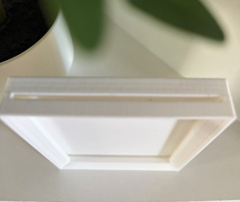 Custom 3D Printed ACEO Display Frame - White | Fits Standard 2.5x3.5 ACEOs gallery