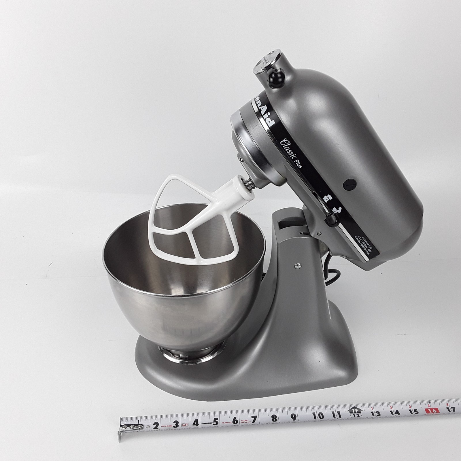 KitchenAid KSM75SL0 Classic Plus Series 4.5 Quart Tilt-Head Stand Mixer Silver gallery