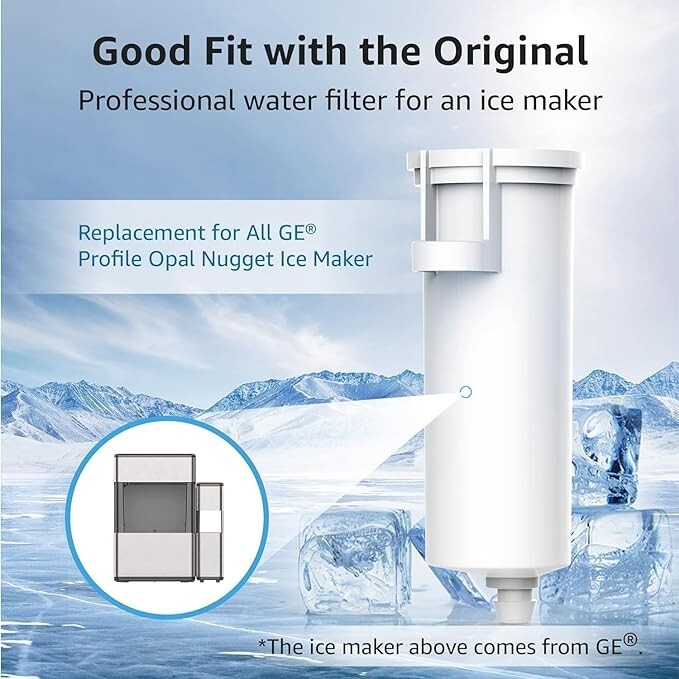 Replacement for GE® Opal Nugget Ice Maker Water Filter, NSF 42&372 Certified gallery