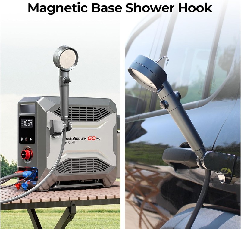 FOGATTI InstaShower GO Pro Portable Propane Water Heater, 22,000 BTU -Certified gallery