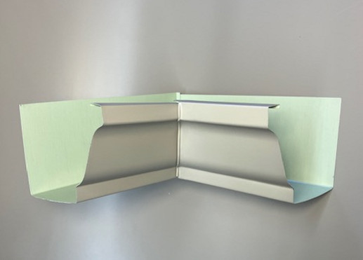 Gutter Box Miter 5" INSIDE Corner 90° | 21 COLOR CHOICES | 5K Gutter | K Style gallery