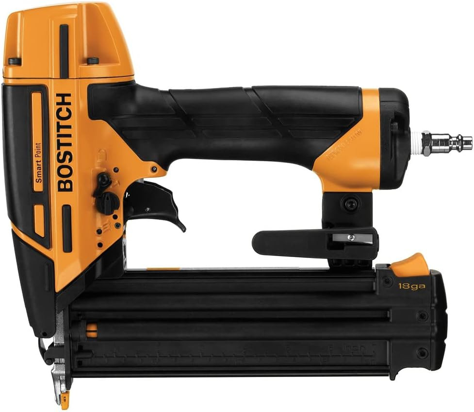 BOSTITCH Brad Nailer Kit, 18GA, Smart Point, Pneumatic (BTFP12233) gallery