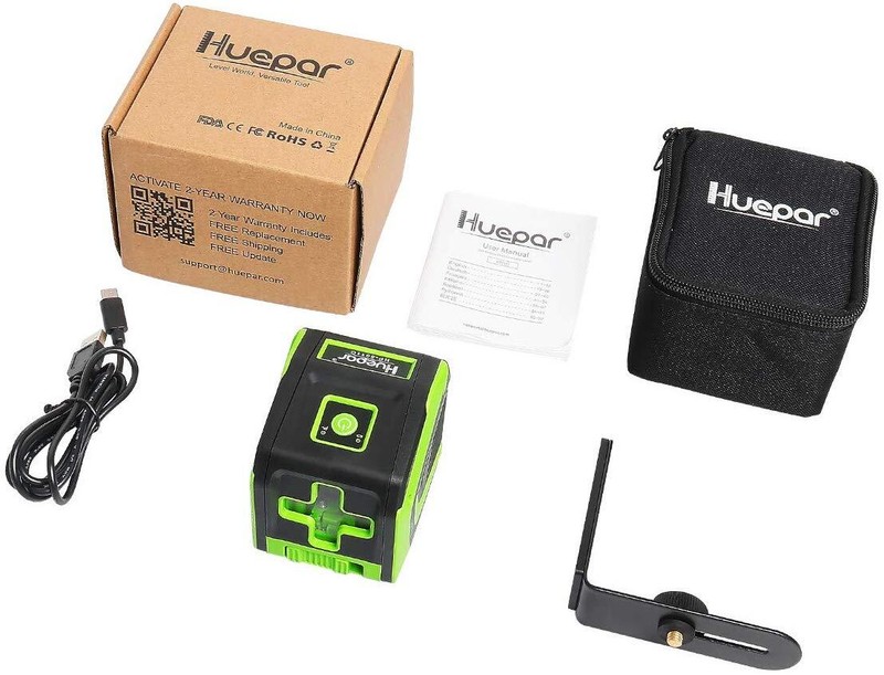 Huepar Self leveling Laser Level with Rechargeable Li-ion Battery Green Beam gallery